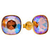 Sudraba auskari "Apžilbinošs Mirdzums (Light Colorado Topaz Shimmer)" ar Swarovski™ kristāliem